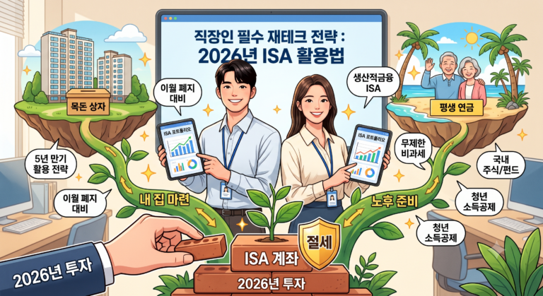 2026년 ISA 세제 개편 핵심 정리 직장인 필수 재테크 전략