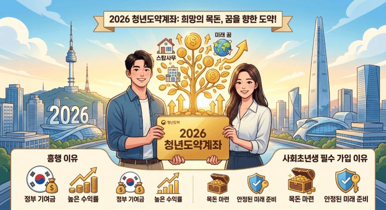 2026년 청년도약계좌 흥행 이유와 사회초년생이 지금 당장 가입해야 하는 이유