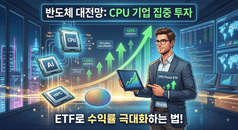 반도체 대전망 CPU 기업 집중 투자 ETF로 수익률 극대화하는 법